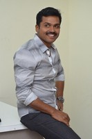 Karthi Stills at Cheliyaa Press Meet